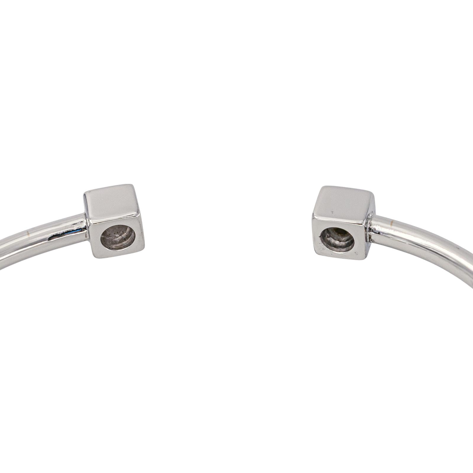 White Gold Diamond Bangle Bracelet