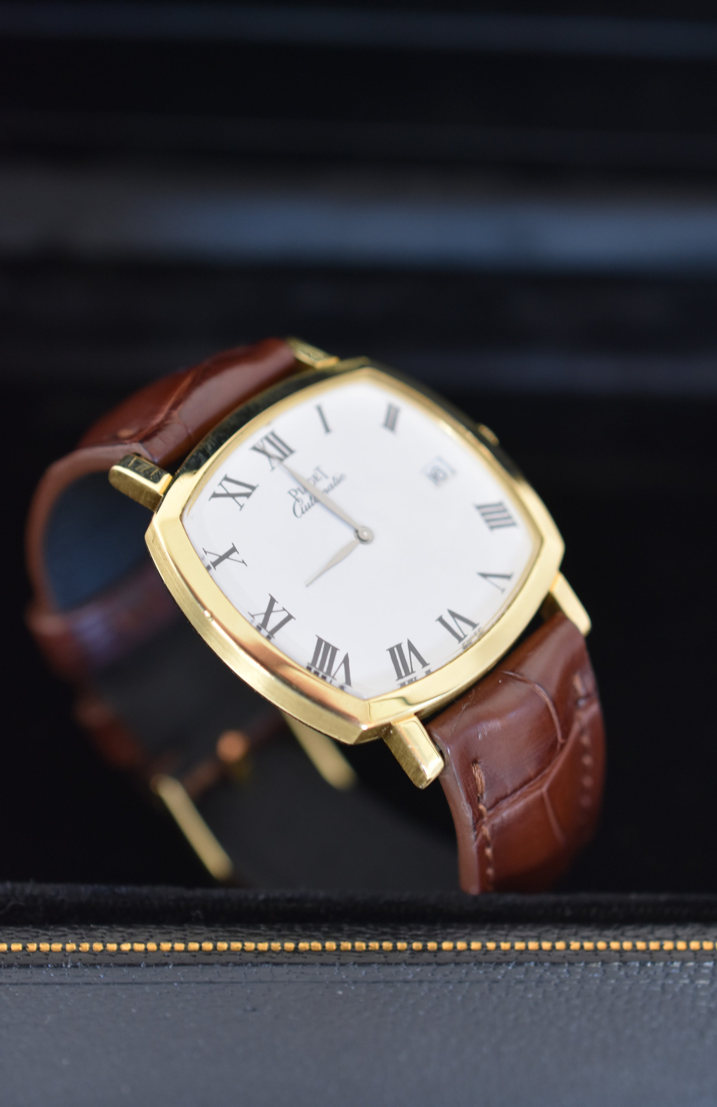 Watch PIAGET Automatic cushion in yellow gold