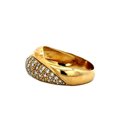 Yellow Gold and Diamond Cocktail Ring