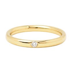 POMELLATO "Lucciole" Wedding Band in Yellow gold with Diamonds