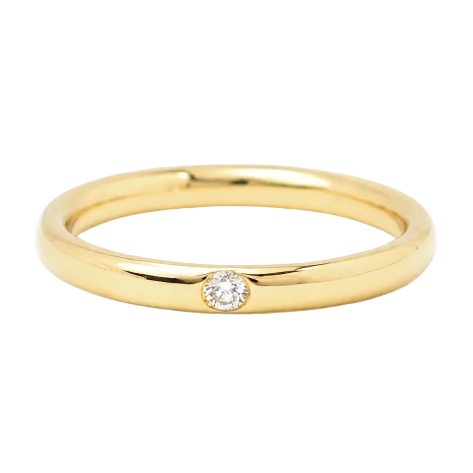 POMELLATO "Lucciole" Wedding Band in Yellow gold with Diamonds