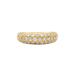 Ring Cartier, "Mimi", yellow gold, diamonds.