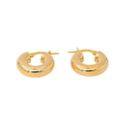 Yellow Gold Hoop Earrings