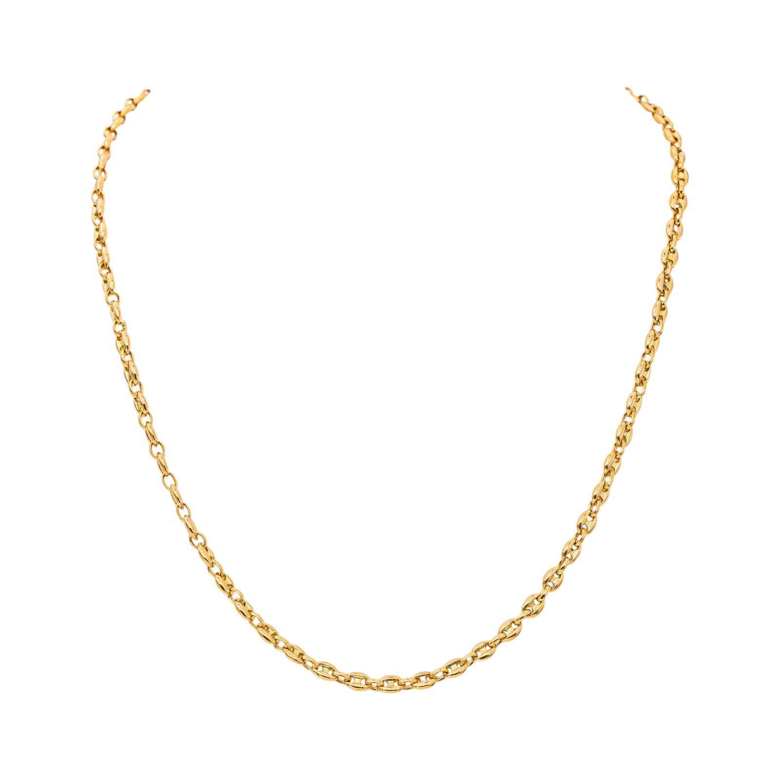 Collier Maille grain de café Or jaune