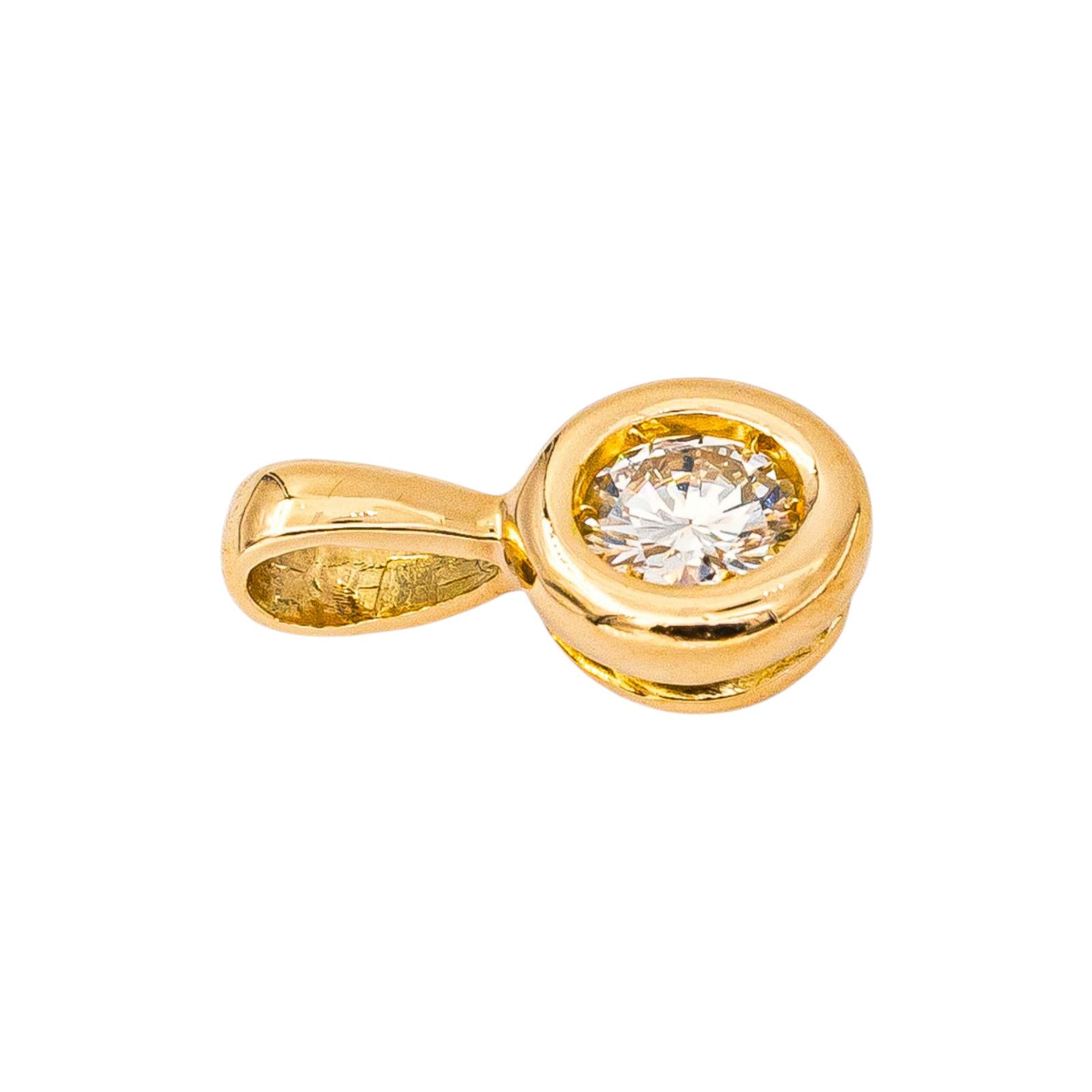 Pendentif Or jaune Diamant