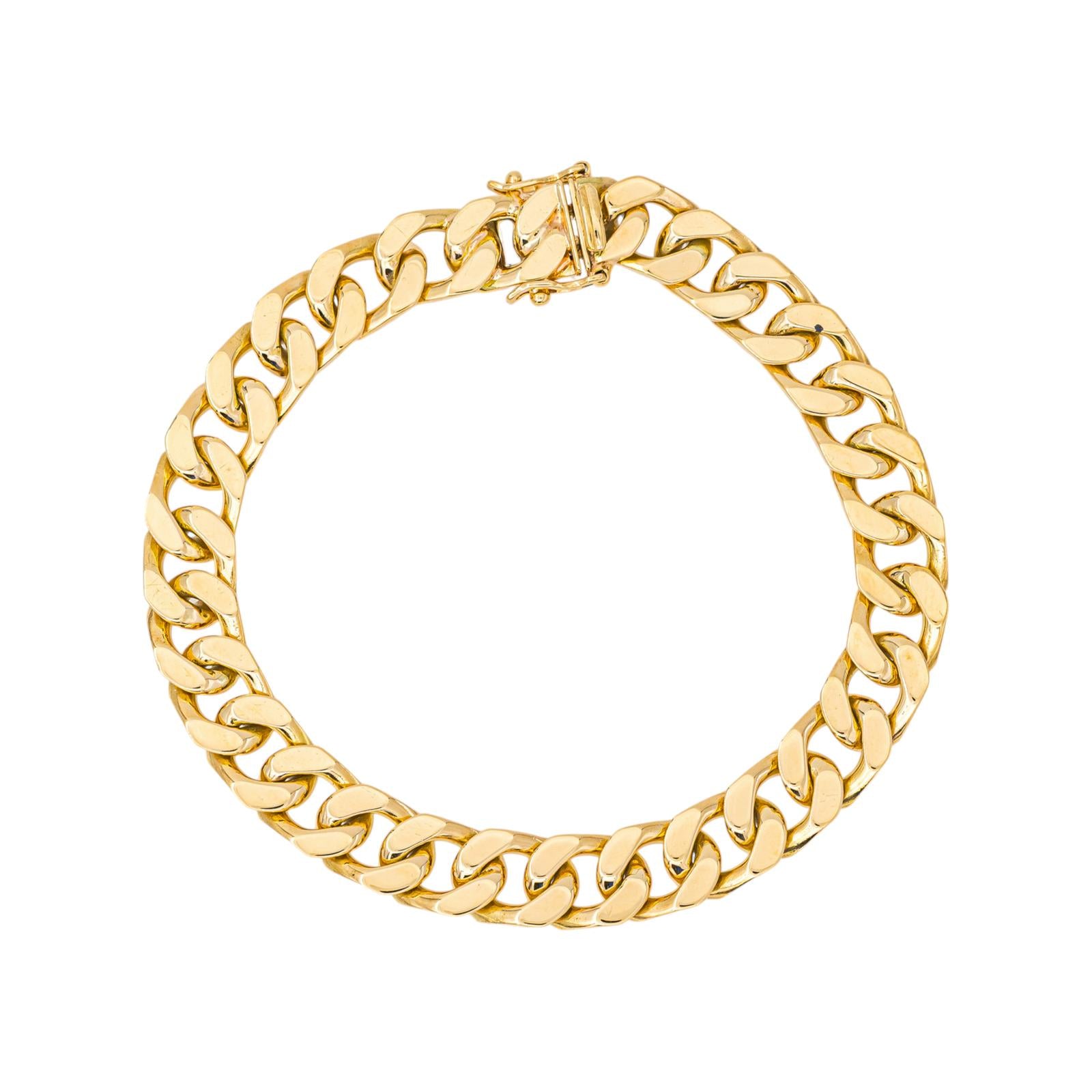 Bracelet Maille gourmette Or jaune