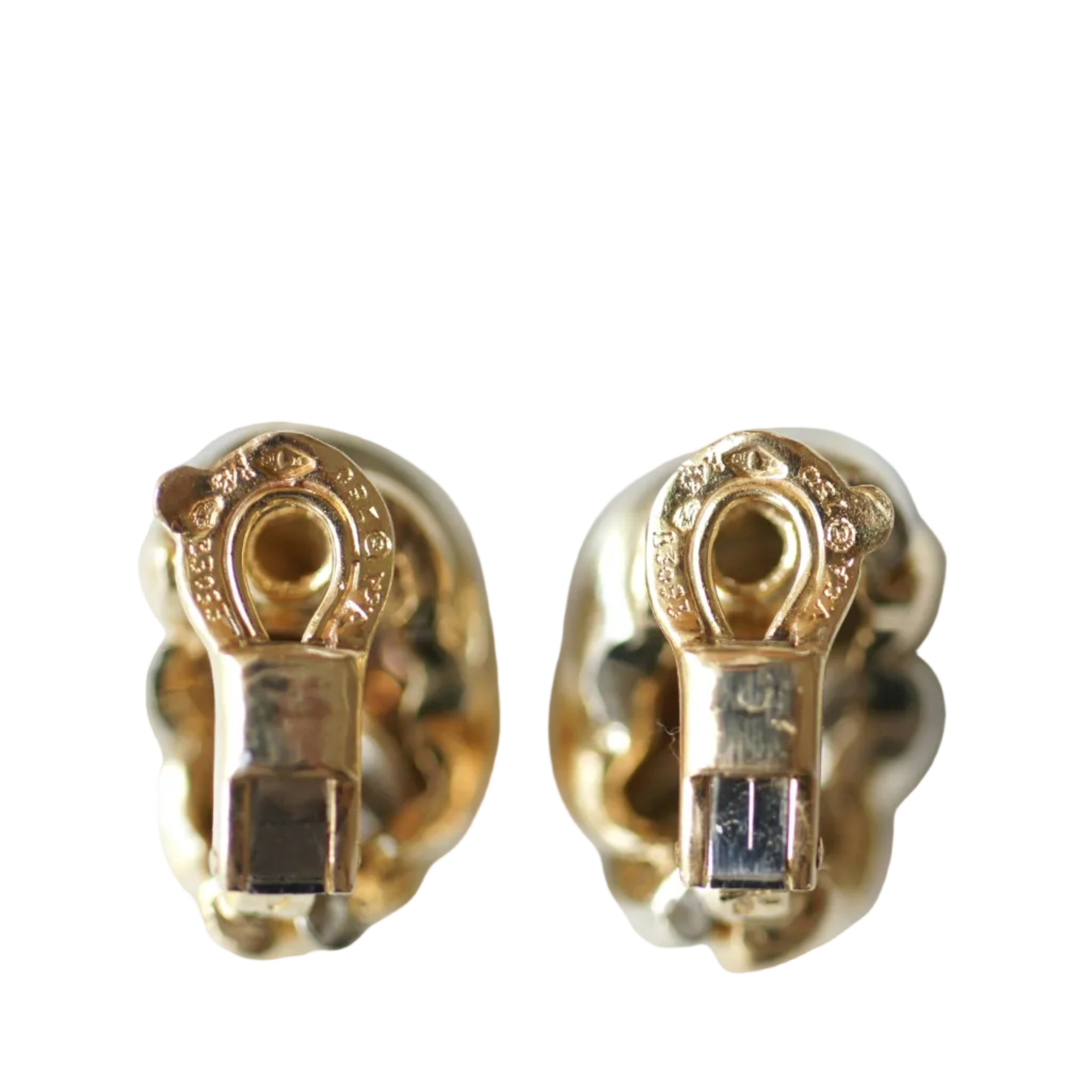 Clip Earrings VAN CLEEF & ARPELS in White gold and Yellow gold