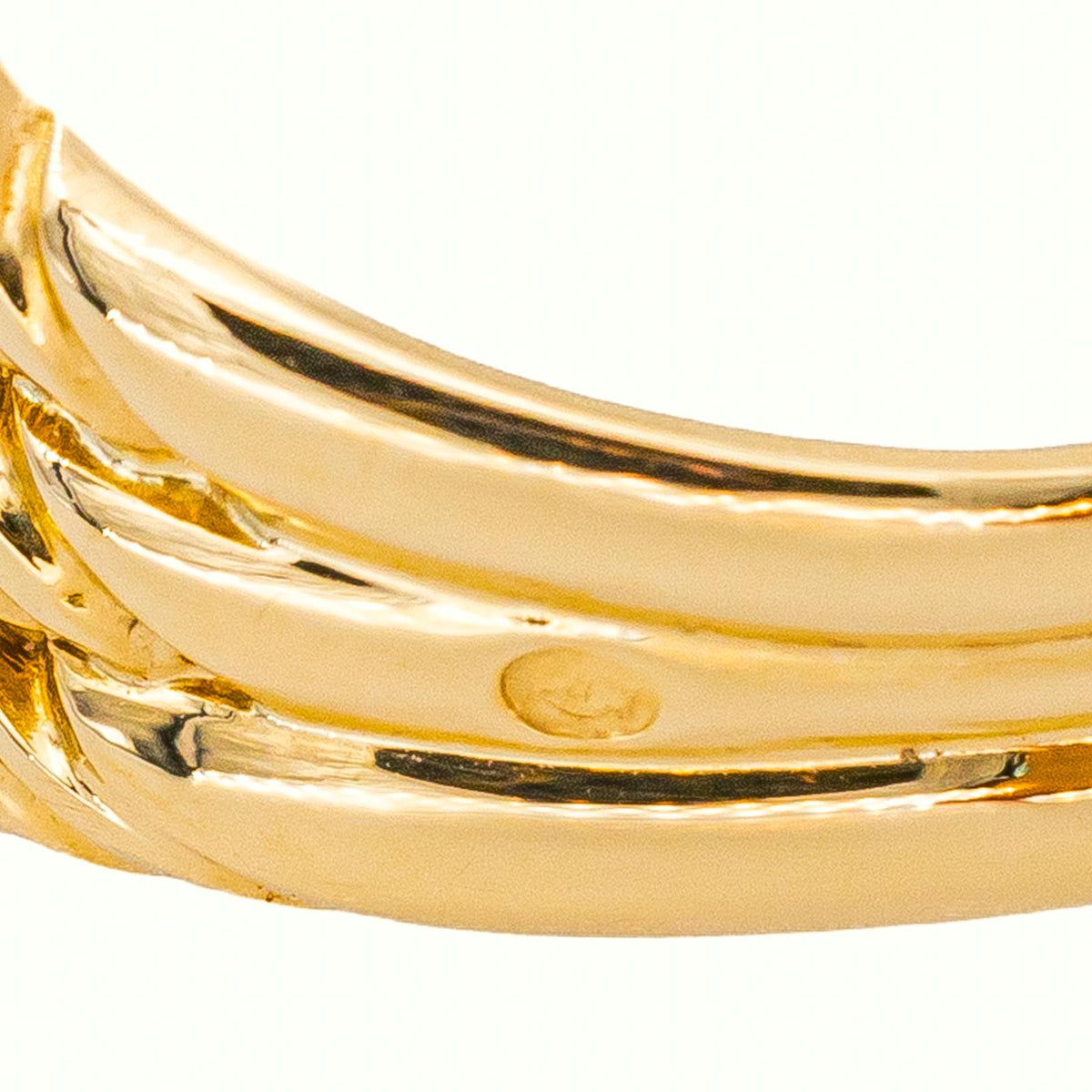 Yellow gold Sapphire Ring