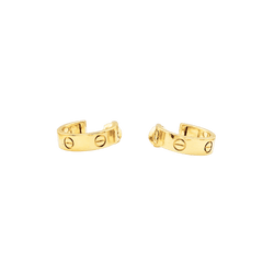 Earrings Cartier, "Love", classic model yellow gold.