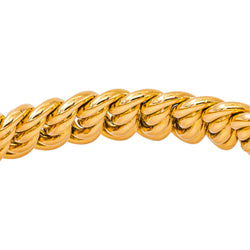 Yellow Gold American Link Bracelet