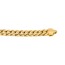 Yellow Gold English Link Bracelet
