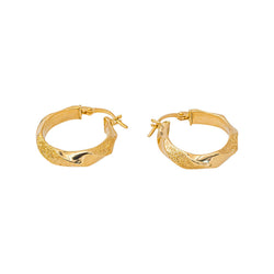 Yellow gold Hoop earrings