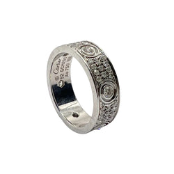 Bague Alliance CARTIER Love en or blanc et diamants