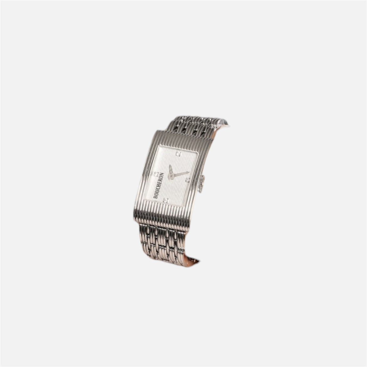 Montre BOUCHERON Reflet en acier et diamants