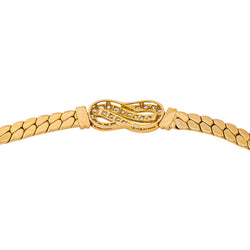 Yellow Gold Diamond Necklace