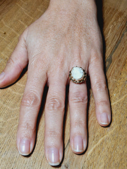 Rose gold Cameo Ring