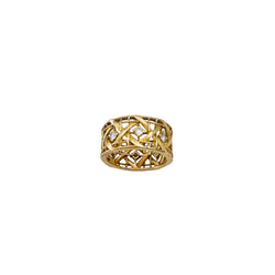DIOR "My Dior" GM Ring in yellow gold and diamonds