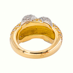 Ring  Bangle  Yellow gold  Diamond