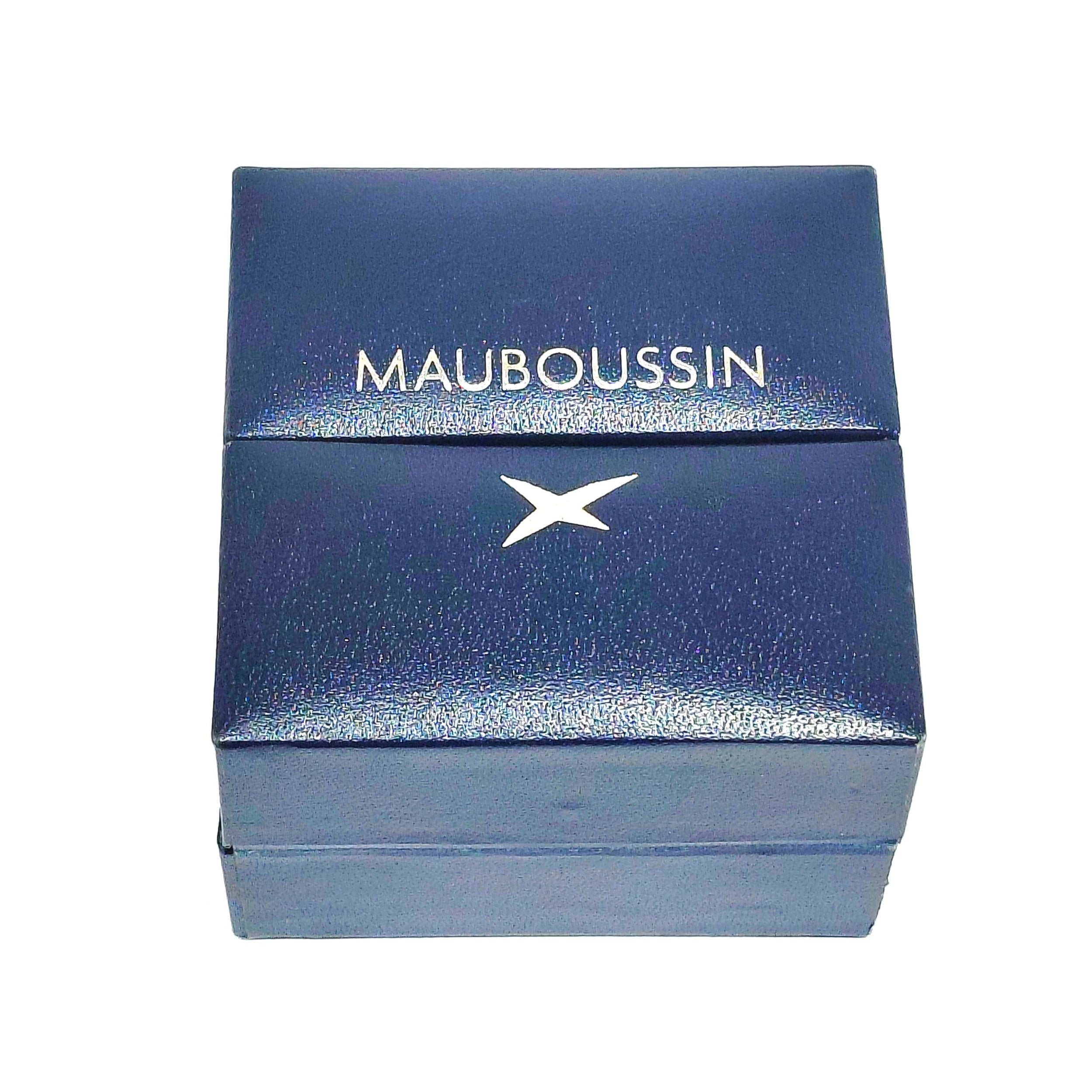 MAUBOUSSIN "Mes coules à toi" Solitaire Ring in white gold, with Amethyst and Diamonds