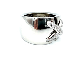 CHAUMET ring. "Liens" collection in white gold and diamonds