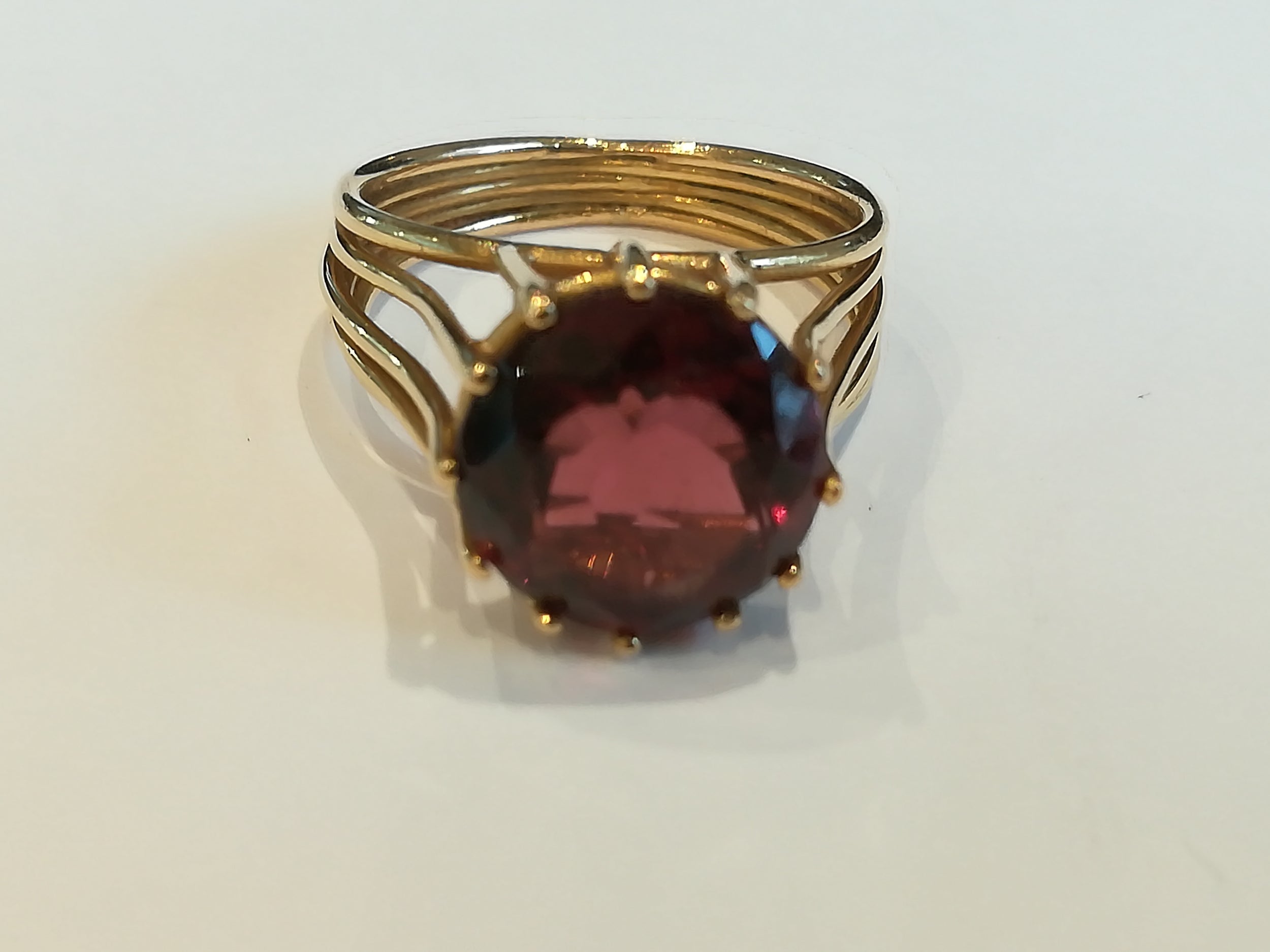 Ring e rose gold and tourmaline