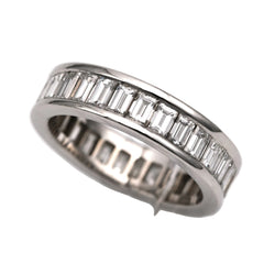 Bague Alliance en or blanc et diamants