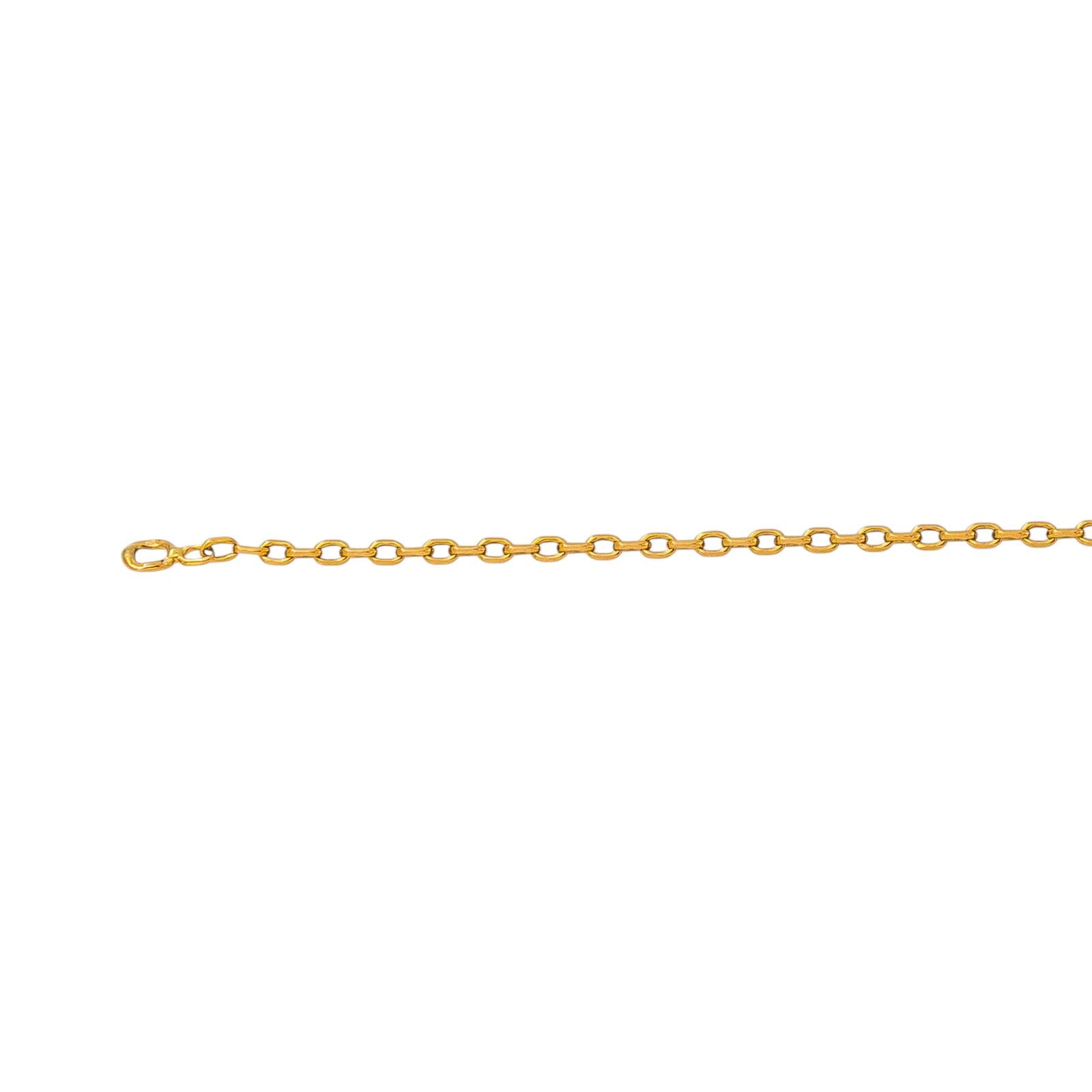Yellow Gold Forçat Link Necklace
