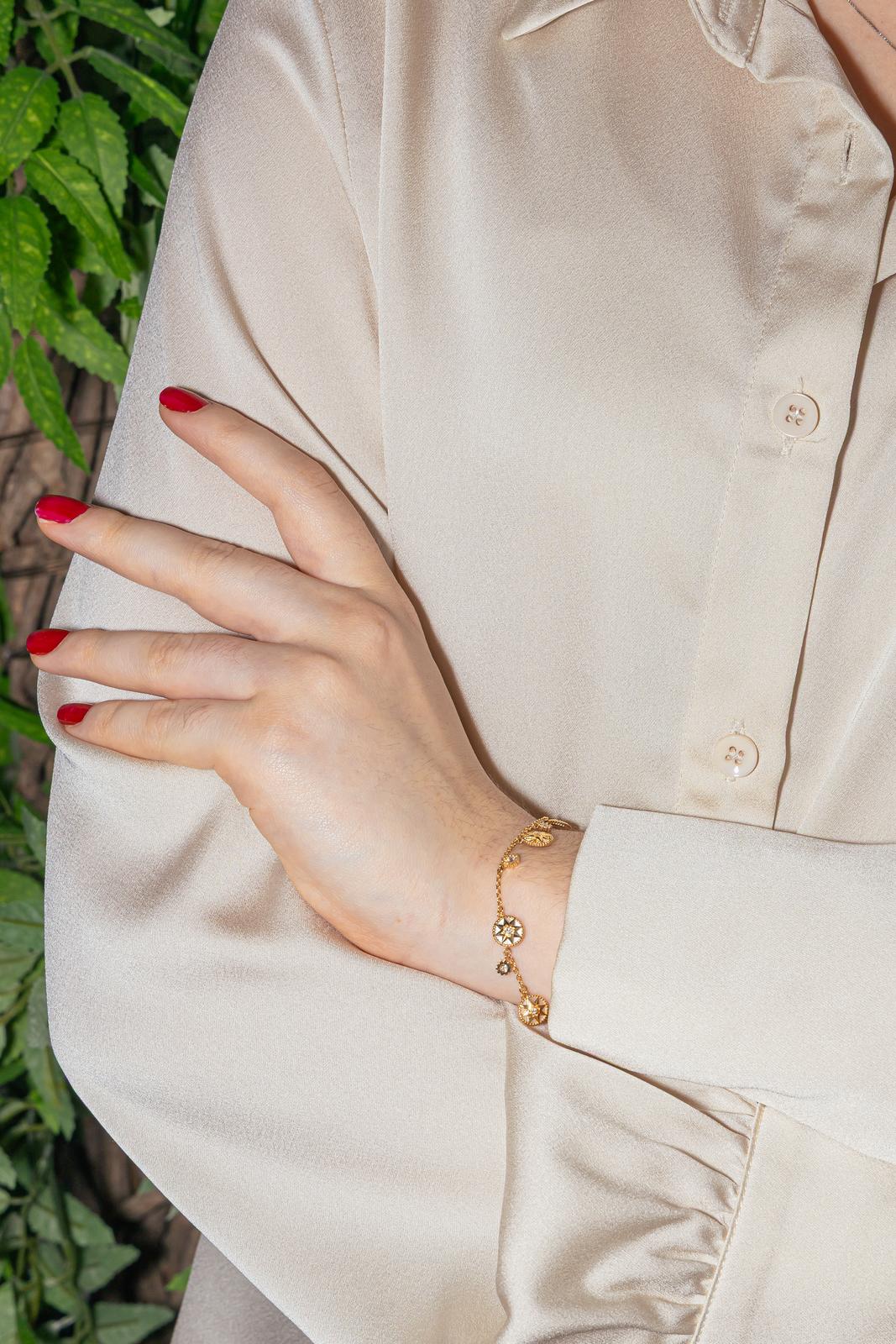 Dior Bracelet Rose des vents Or jaune Diamant