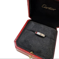 CARTIER "Love" PM Wedding Band in White Gold