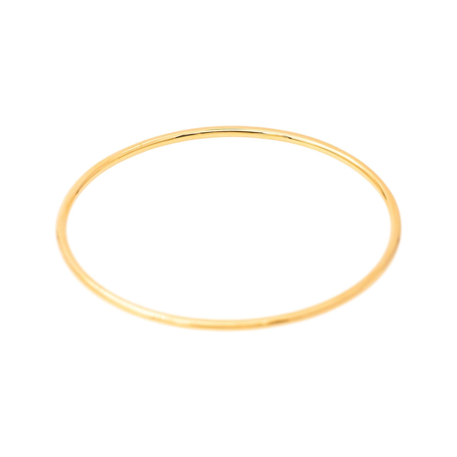 Yellow Gold Bangle Bracelet