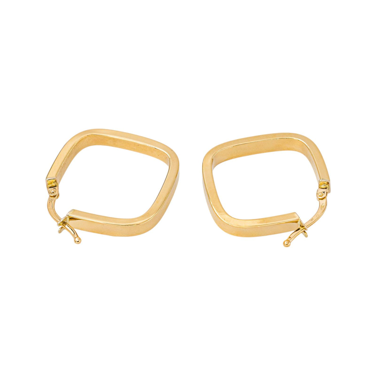 Yellow Gold Hoop Earrings