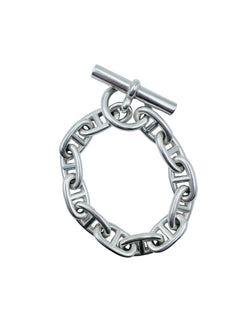 Bracelet HERMÈS Chaîne d'ancre en argent