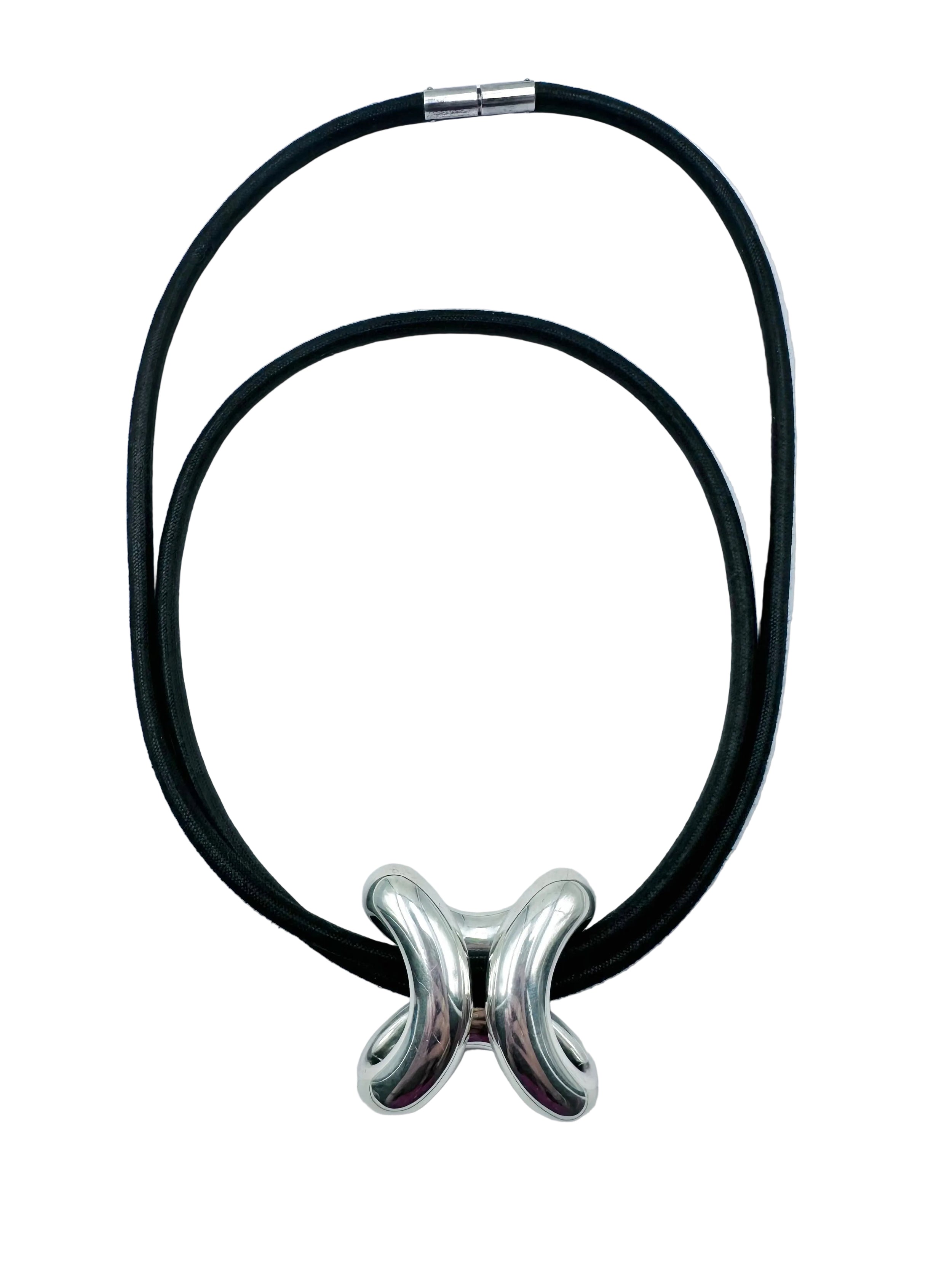 Collier Pendentif HERMÈS Lima en argent