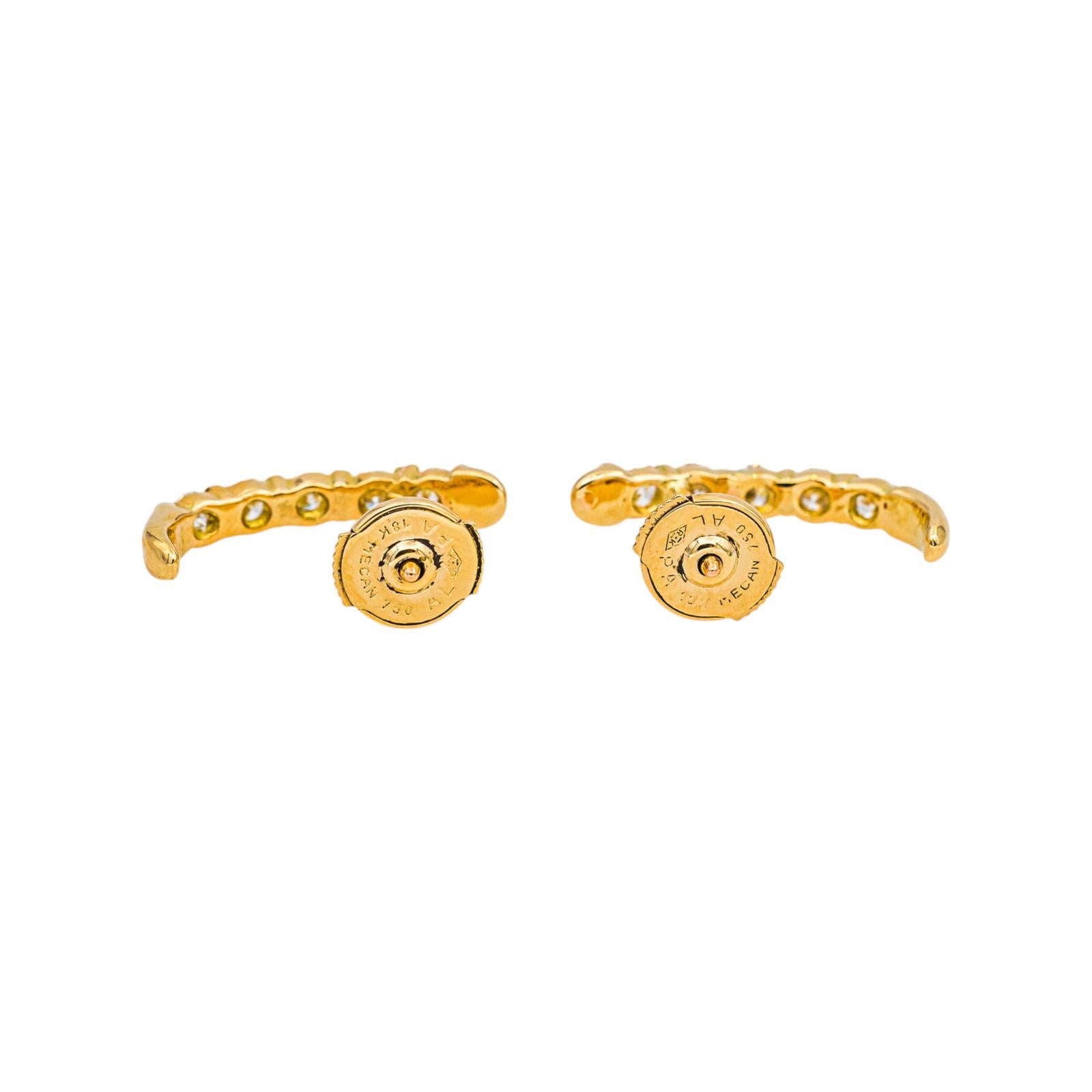 Earrings Yellow gold Diamond