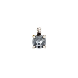 DAVID YURMAN pendant in silver, hematite, and diamond