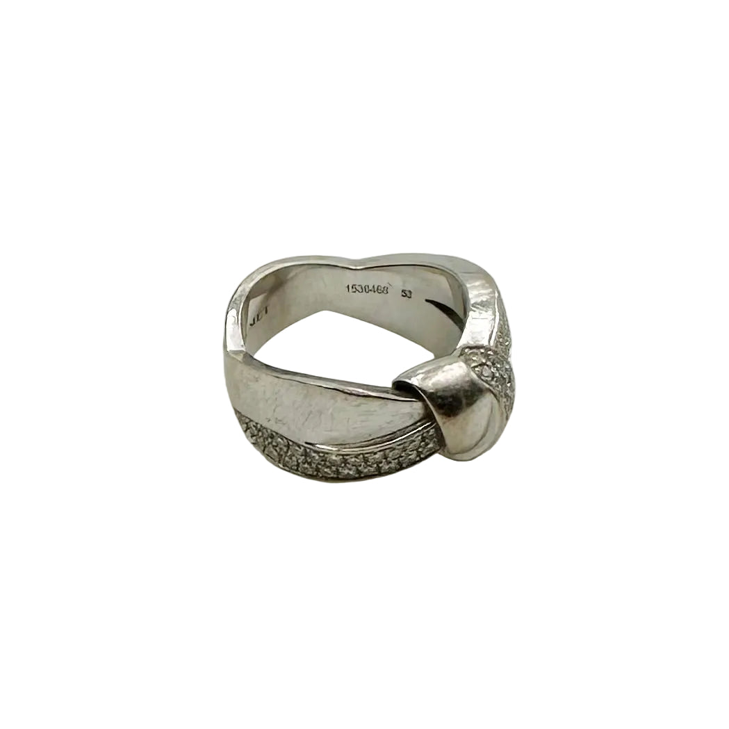 Ring CHAUMET "Liens Séduction" in white gold and diamonds