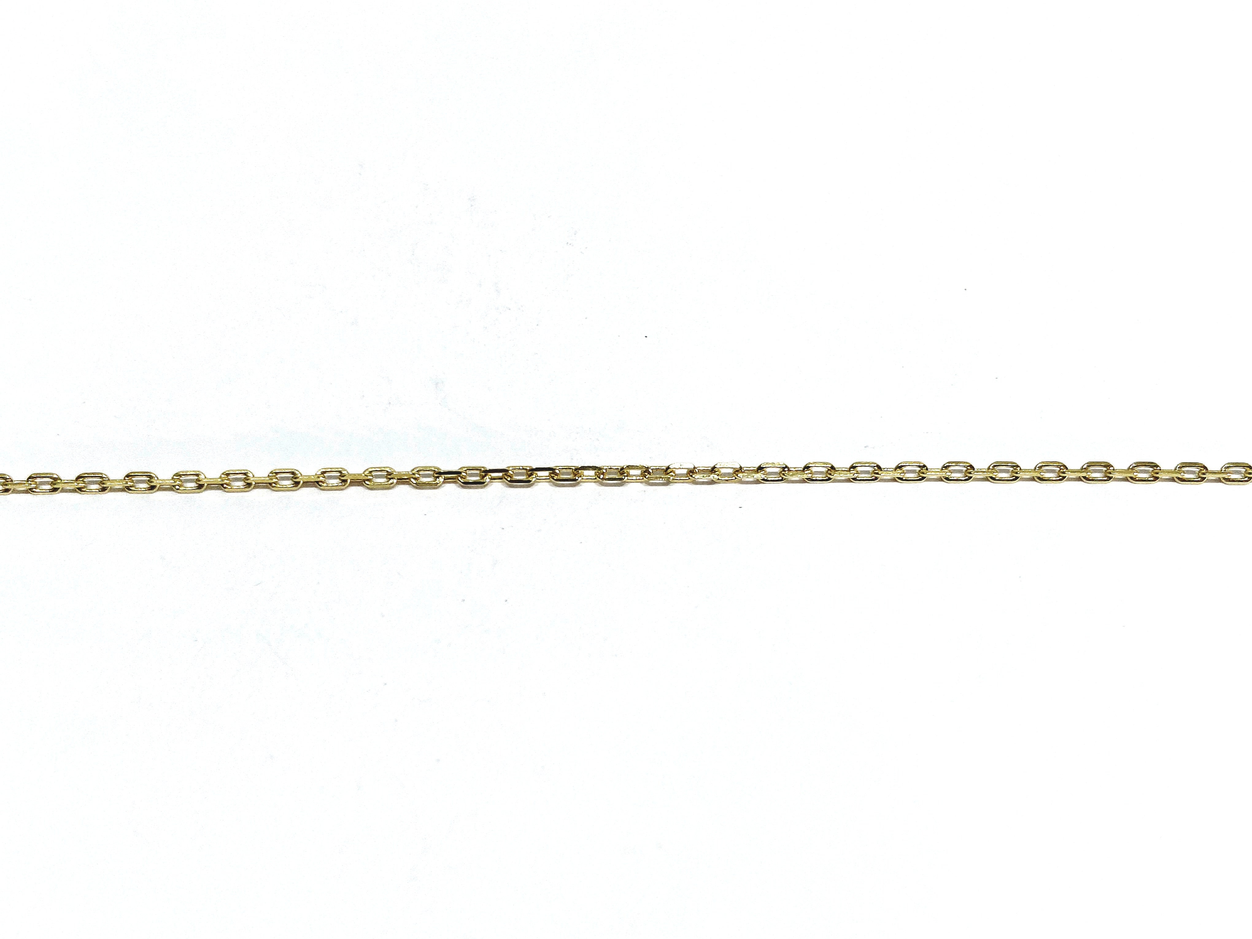 Yellow gold Forçat-link chain