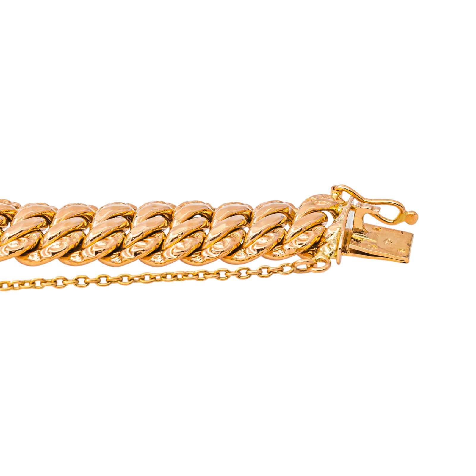 Rose Gold American Link Bracelet