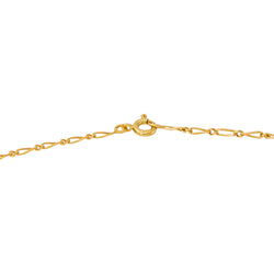 Yellow Gold Alternating Link Necklace