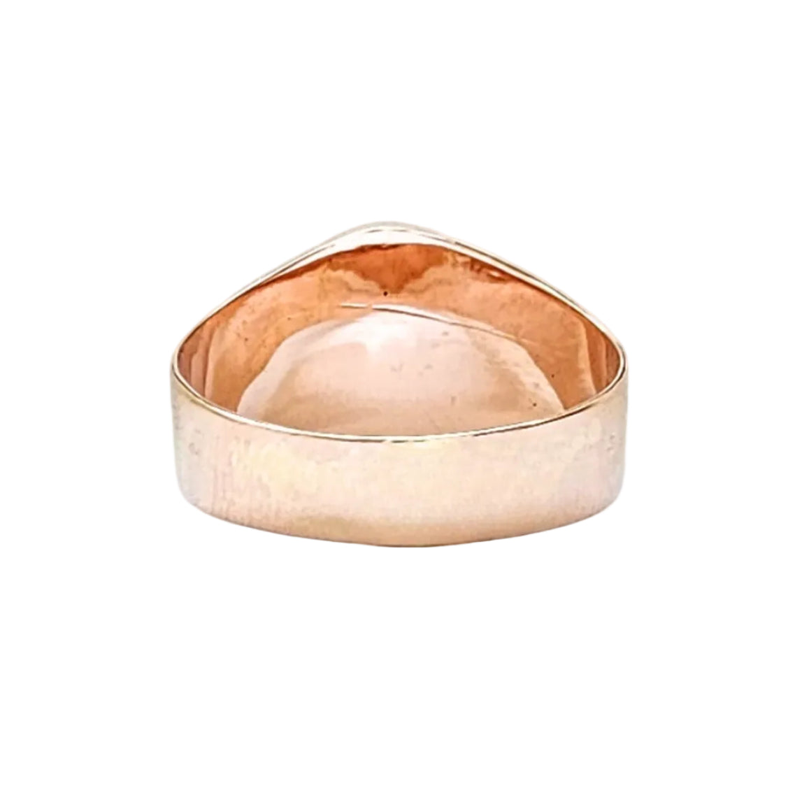 Rose Gold and Onyx Signet Ring