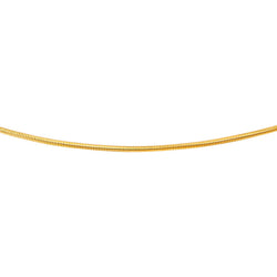Collier Maille Serpent Or jaune