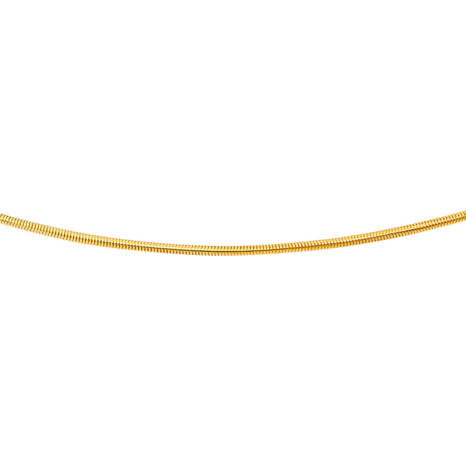 Collier Maille Serpent Or jaune