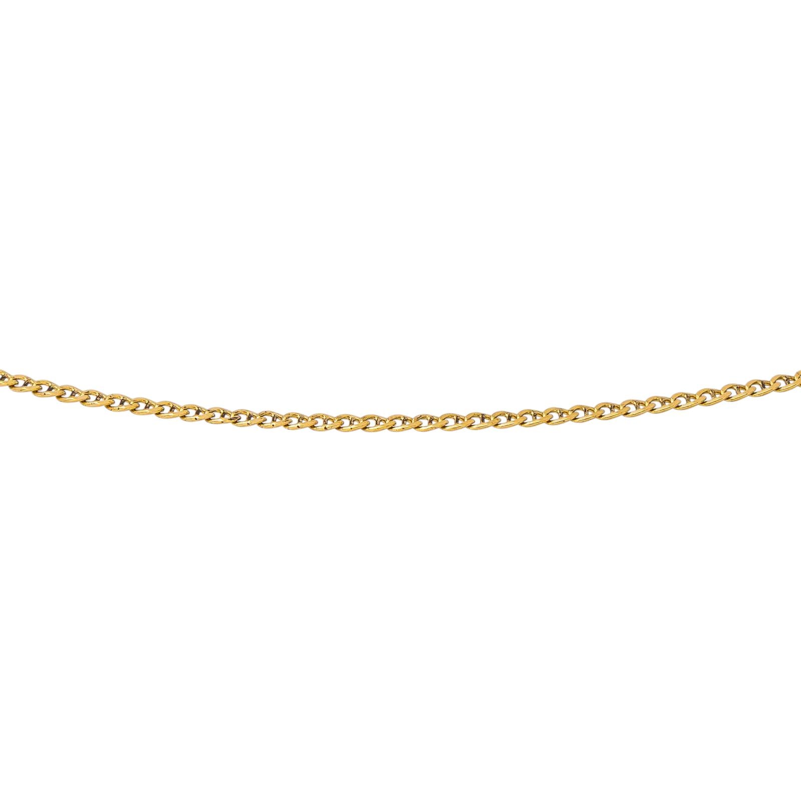 Yellow Gold Nautical Link Necklace