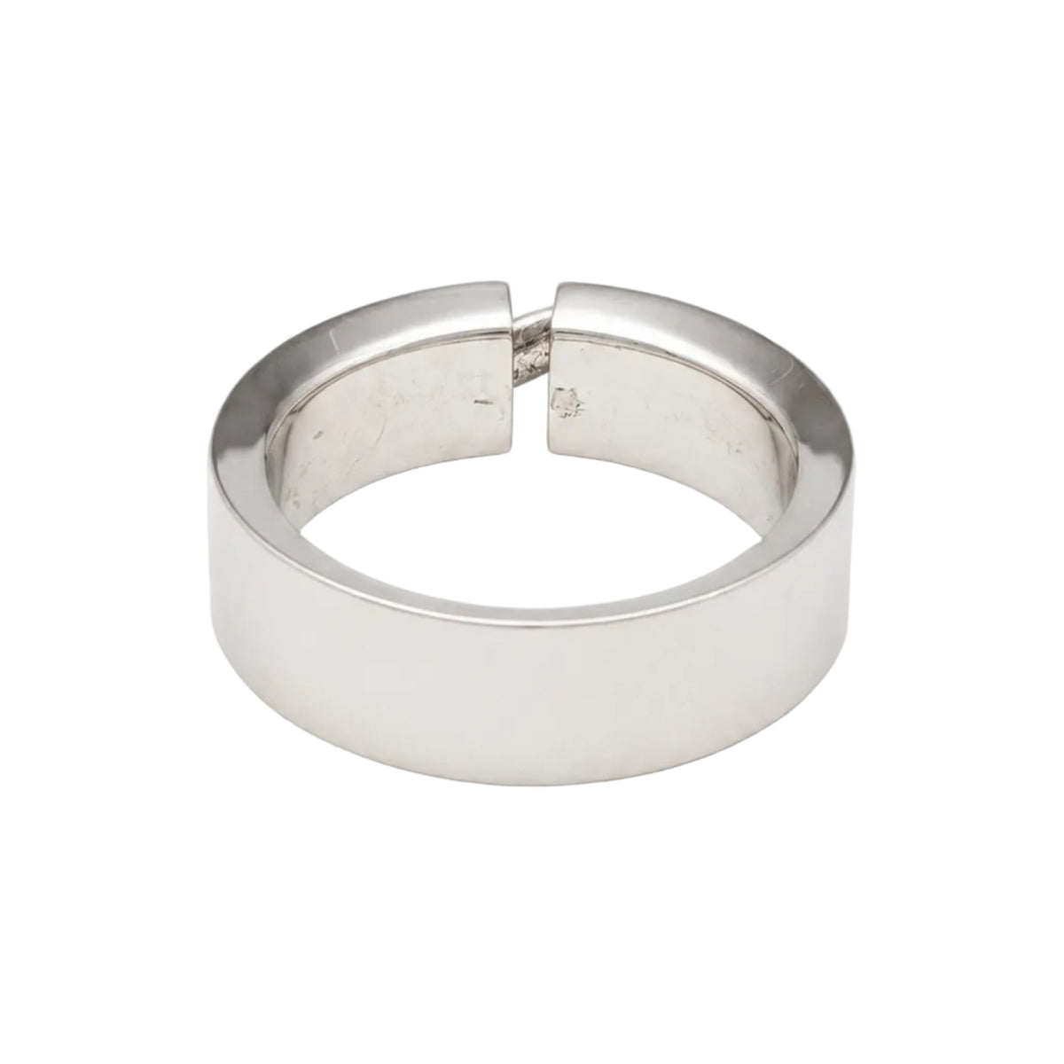 CHAUMET "Liens" Band Ring in white gold and diamonds