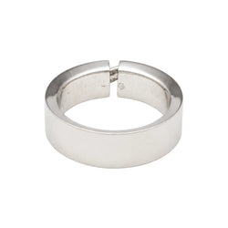 CHAUMET "Liens" Band Ring in white gold and diamonds