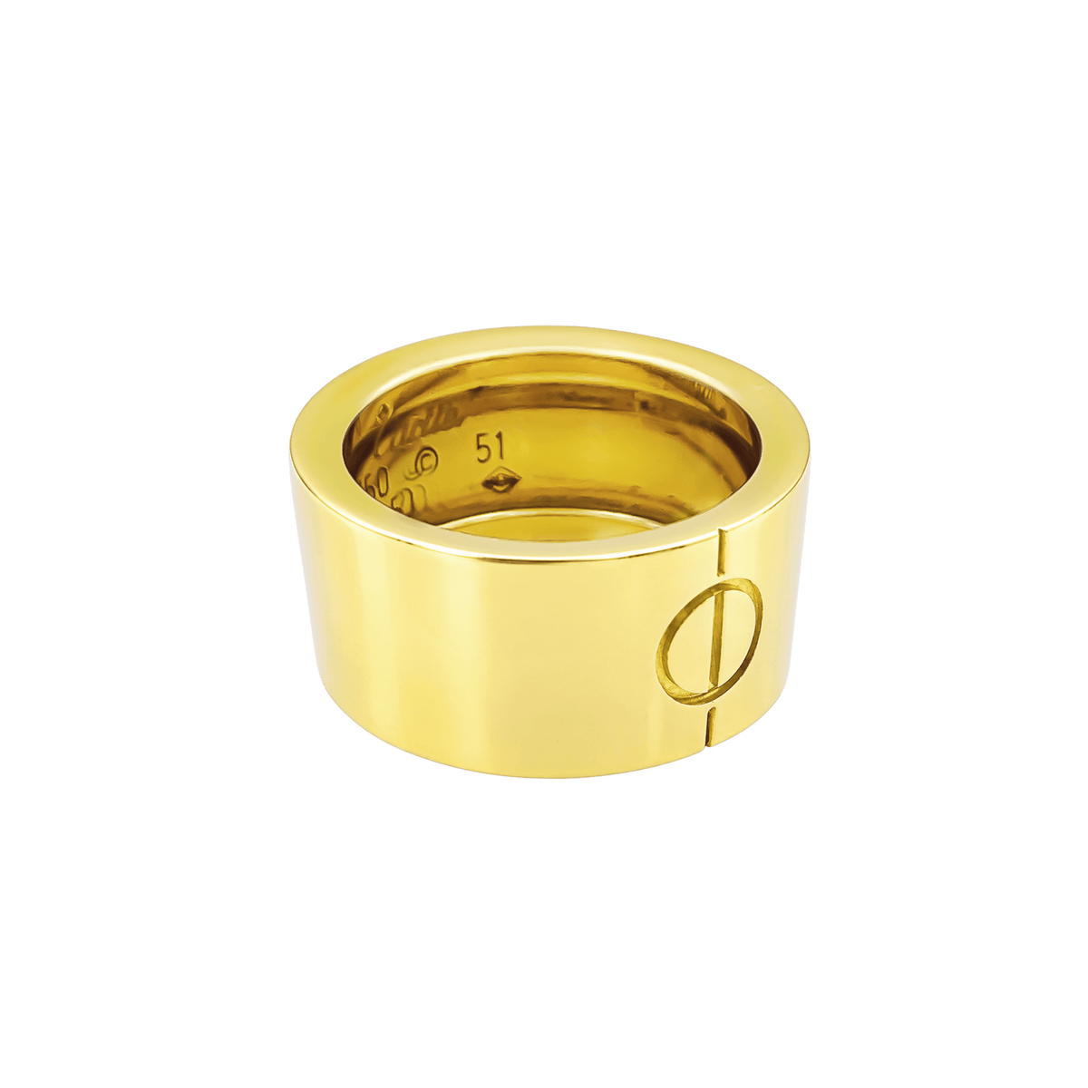 CARTIER "Love" GM Band Ring in Yellow gold