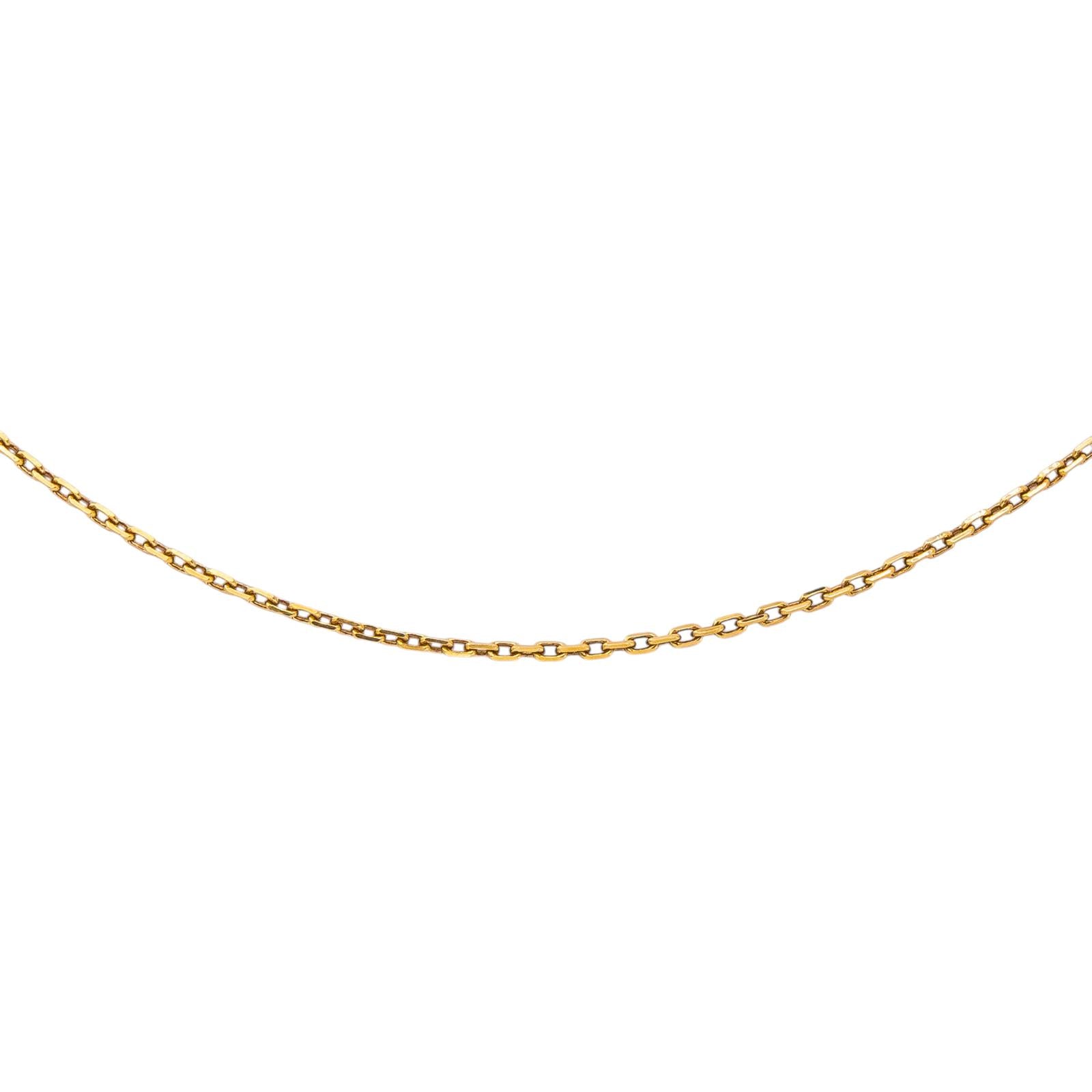 Yellow Gold Forçat Link Necklace