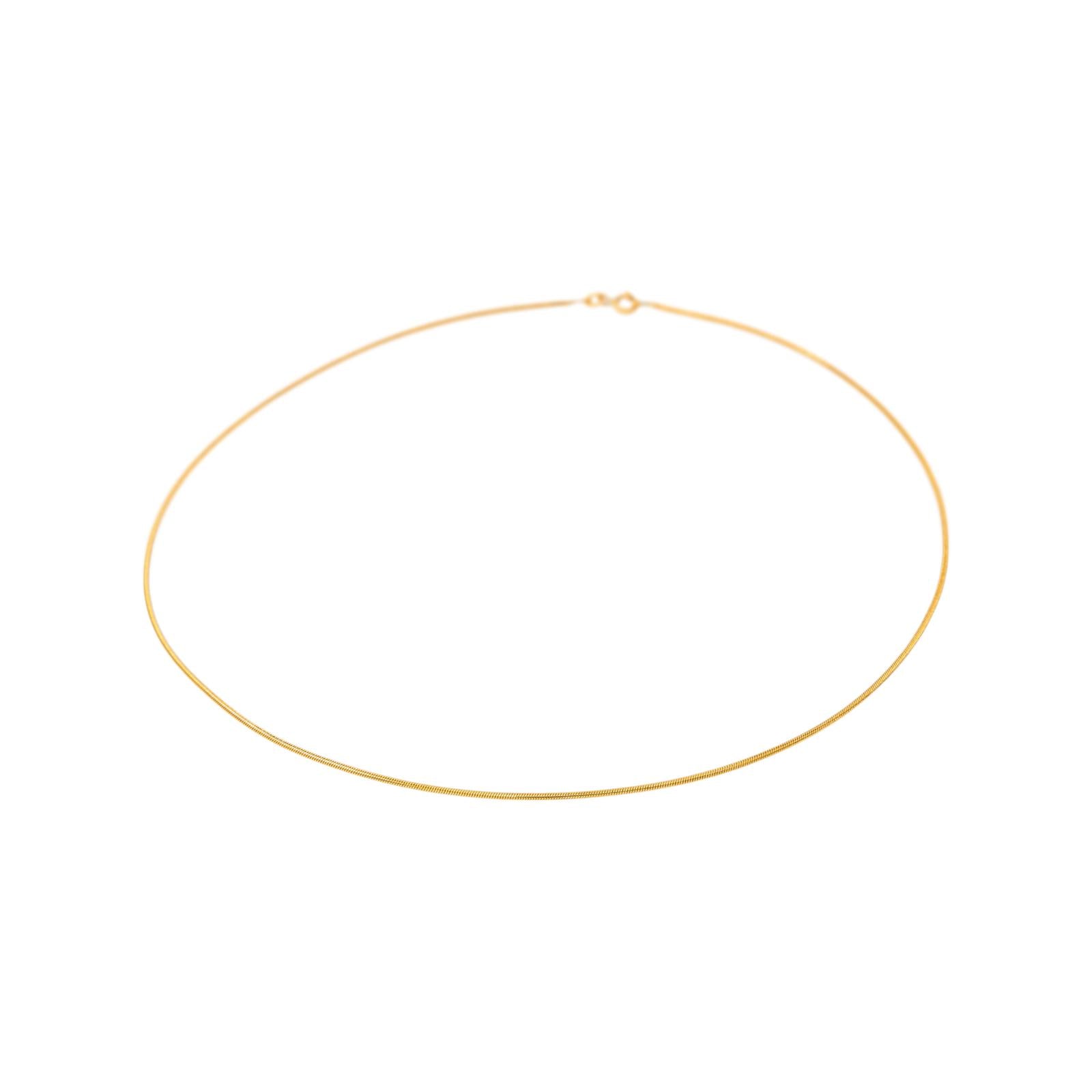 Yellow Gold Serpentine Link Necklace