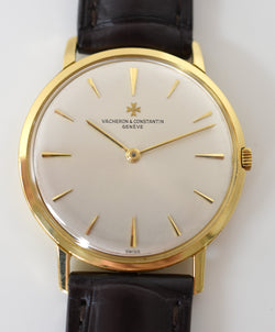 Montre VACHERON & CONSTANTIN en or jaune et cuir