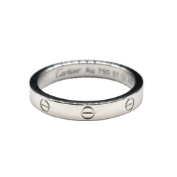 CARTIER "Love" PM Wedding Band in White Gold